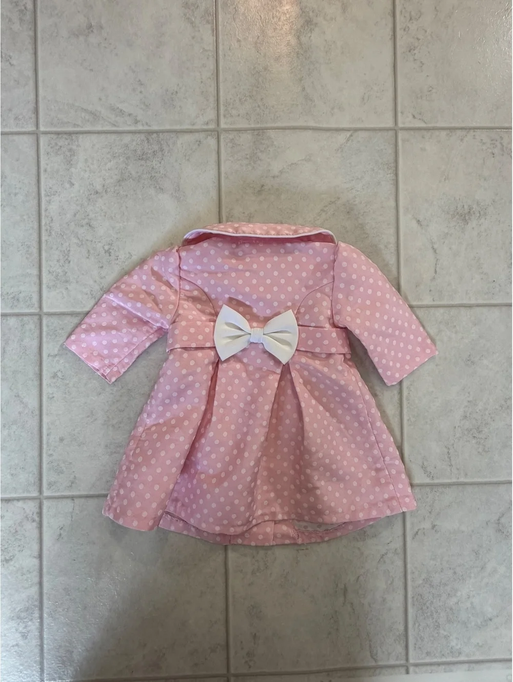 Bonnie Jean pink polka dot baby dress
